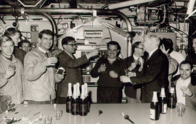 Inauguration of the DESY bubble chamber Inauguration of the DESY bubble chamber