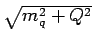 $ \sqrt{m_q^2+Q^2}$