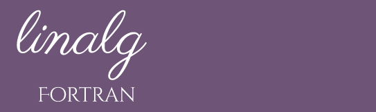 linalg-Fortran