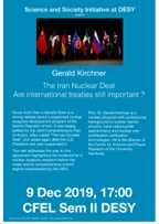 Gerald Kirchner:  The Iran Nuclear Deal - Are international treaties still important ?