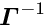 $\Vek{\Gamma}^{-1}$