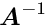 $\Vek{A}^{-1}$