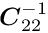 $\Vek{C}_{22}^{-1}$