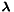 $\Vek{\lambda}$