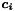 $\Vek{c_i}$