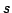 $s$